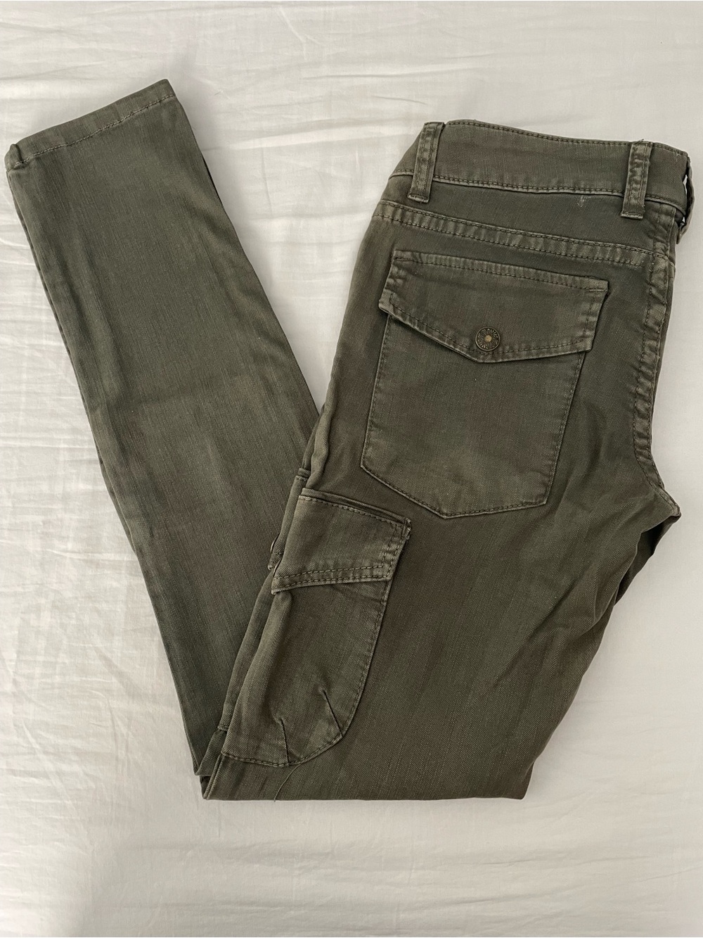 Women's Olive Green Cargo Pants